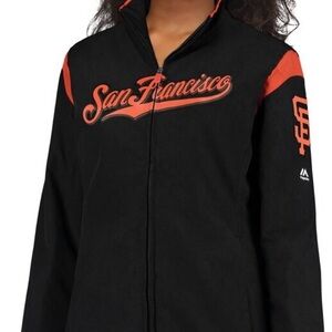San Francisco Black and Orange Women's Jacket